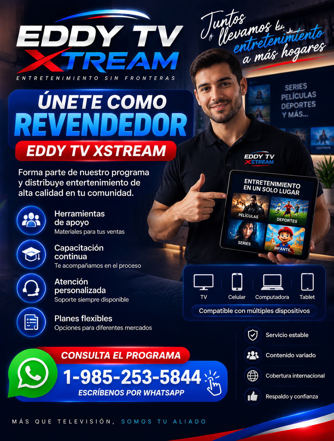 CONVIÉRTETE EN REVENDEDOR DE EL MEJOR SERVICIO DEL MERCADO